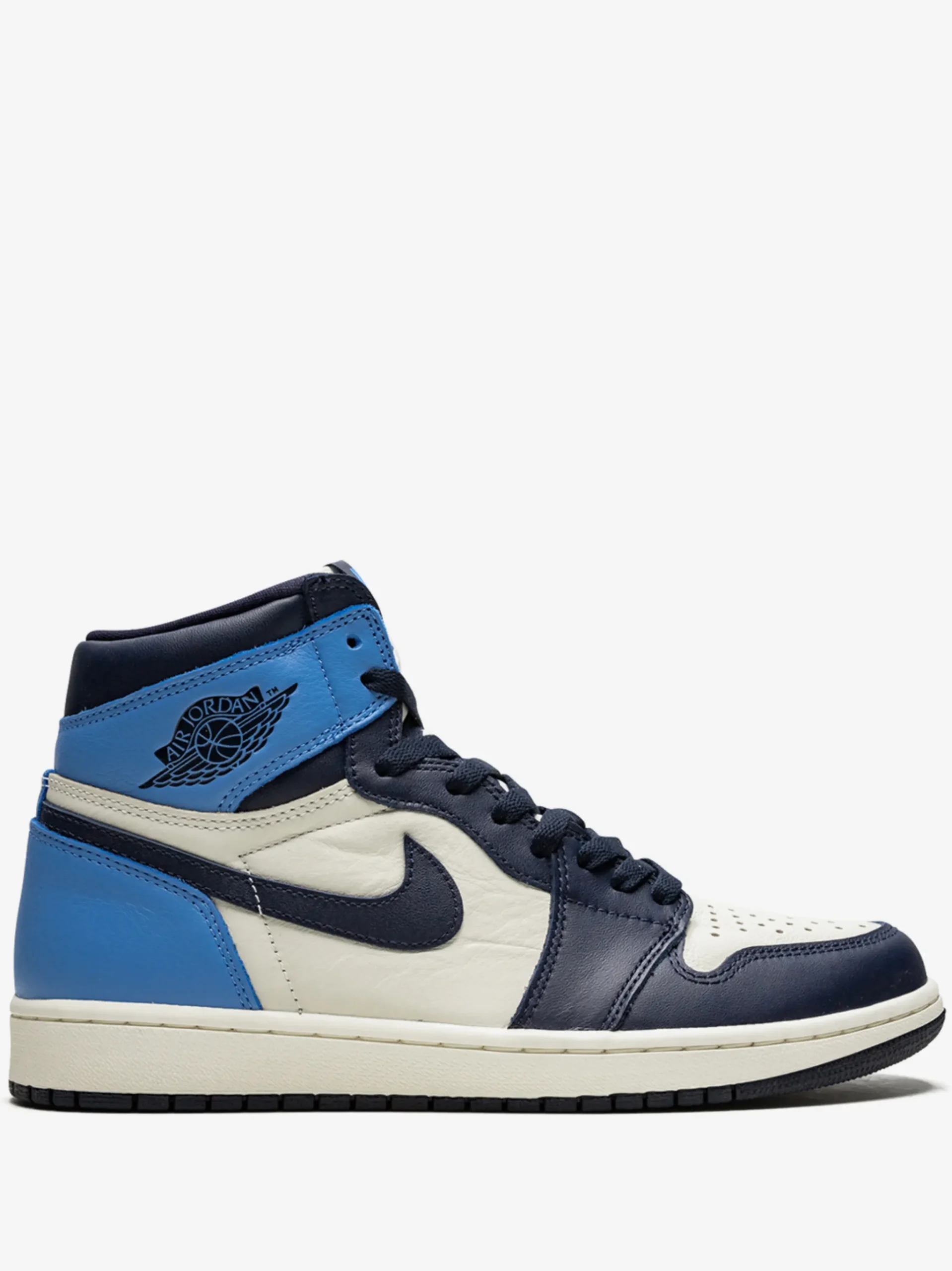 Air Jordan 1 Retro High OG “Obsidian / UNC” Sneakers - Image 4