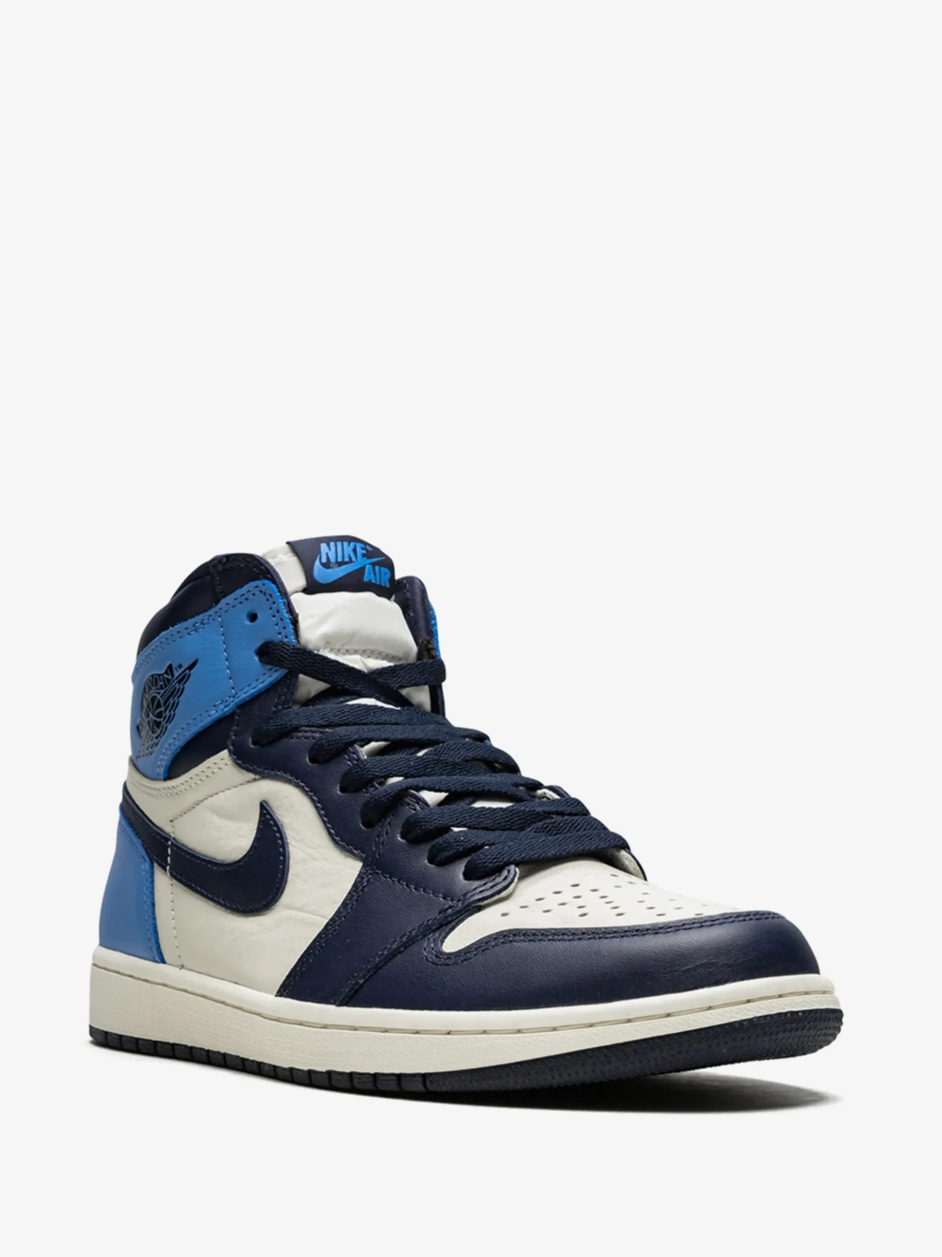 Air Jordan 1 Retro High OG “Obsidian / UNC” Sneakers - Image 3