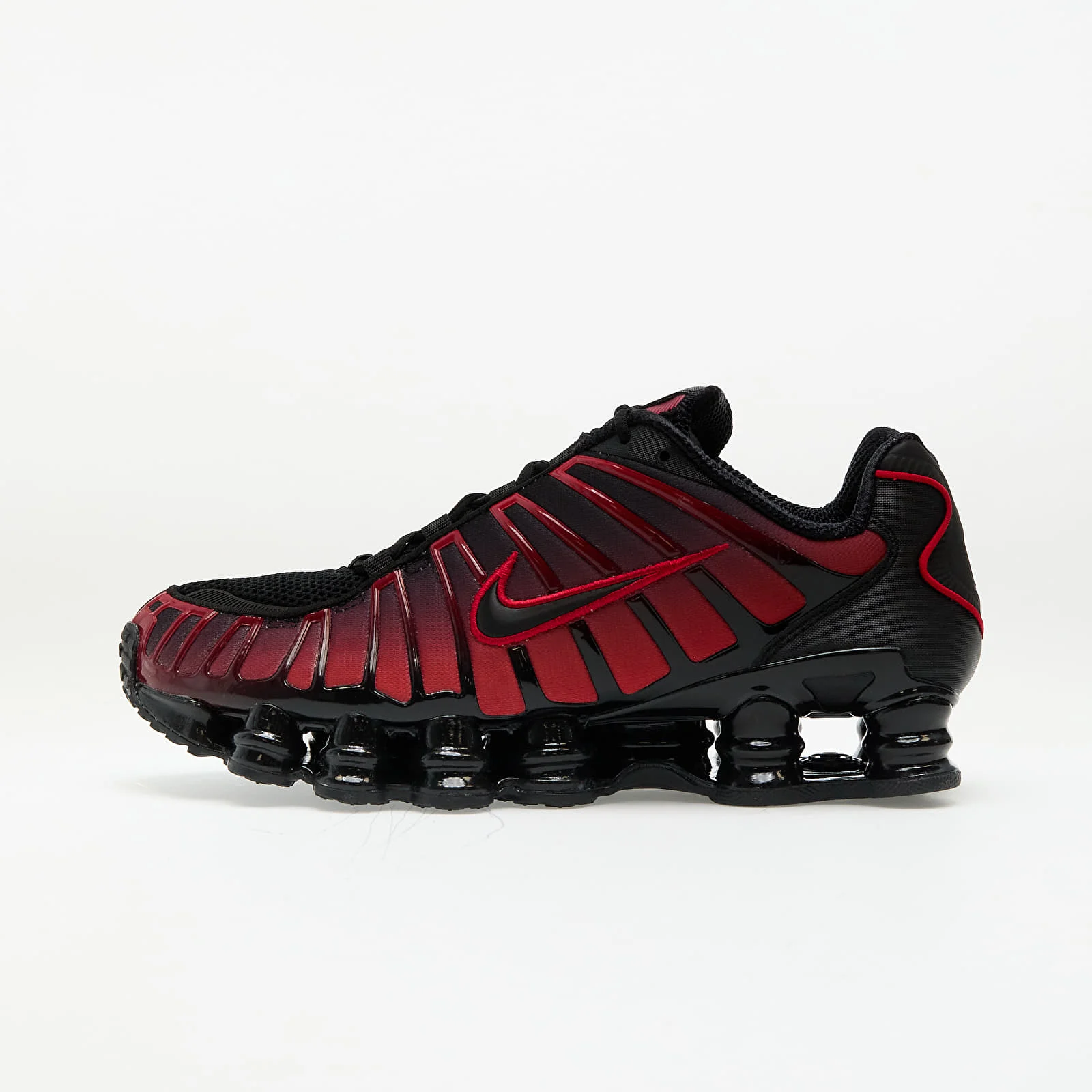 Nike Shox TL Trainers "Black-University Red" Sneakers - Image 2