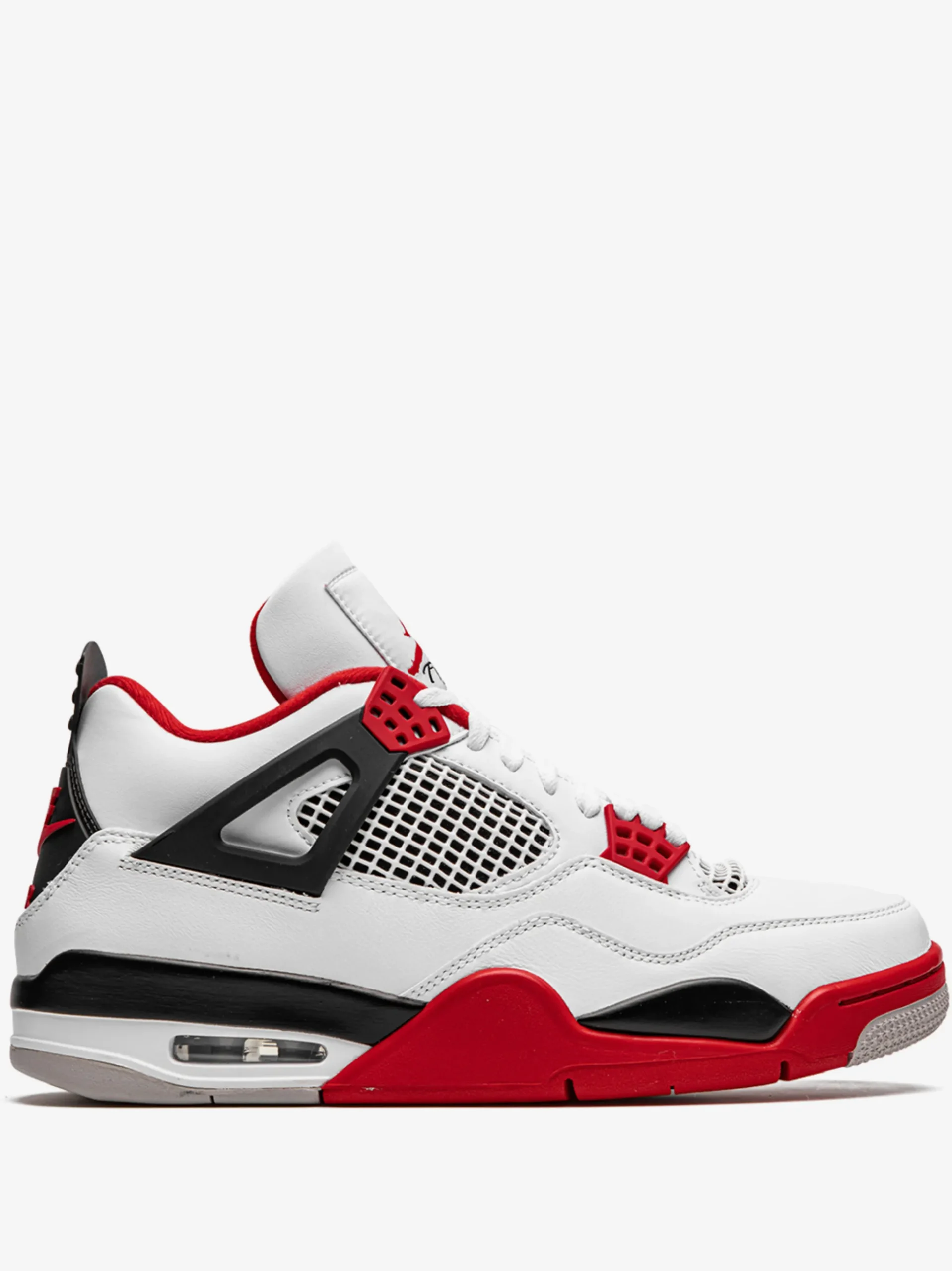 Air Jordan 4 Retro “Fire Red” Sneakers - Image 4