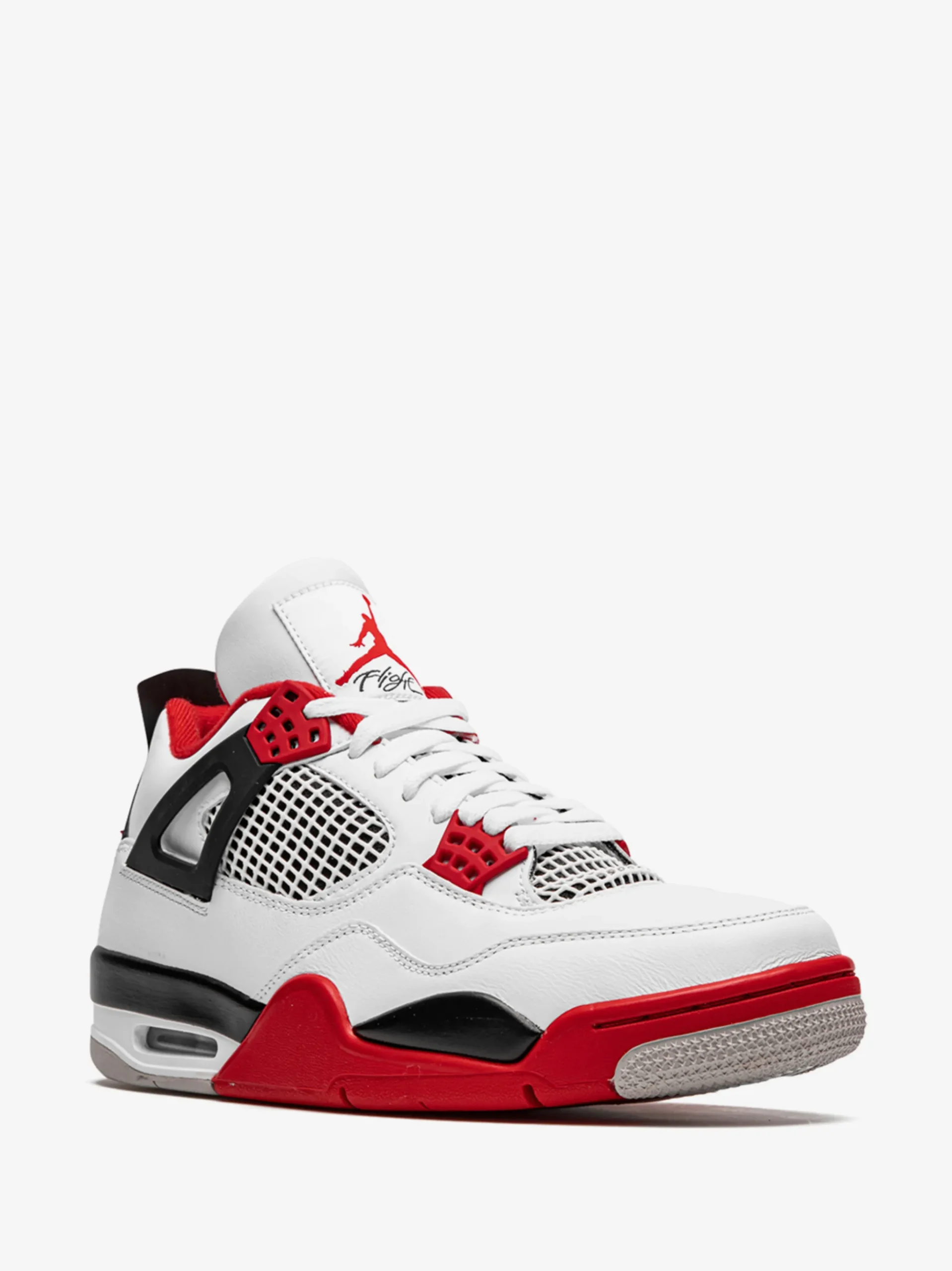 Air Jordan 4 Retro “Fire Red” Sneakers - Image 3
