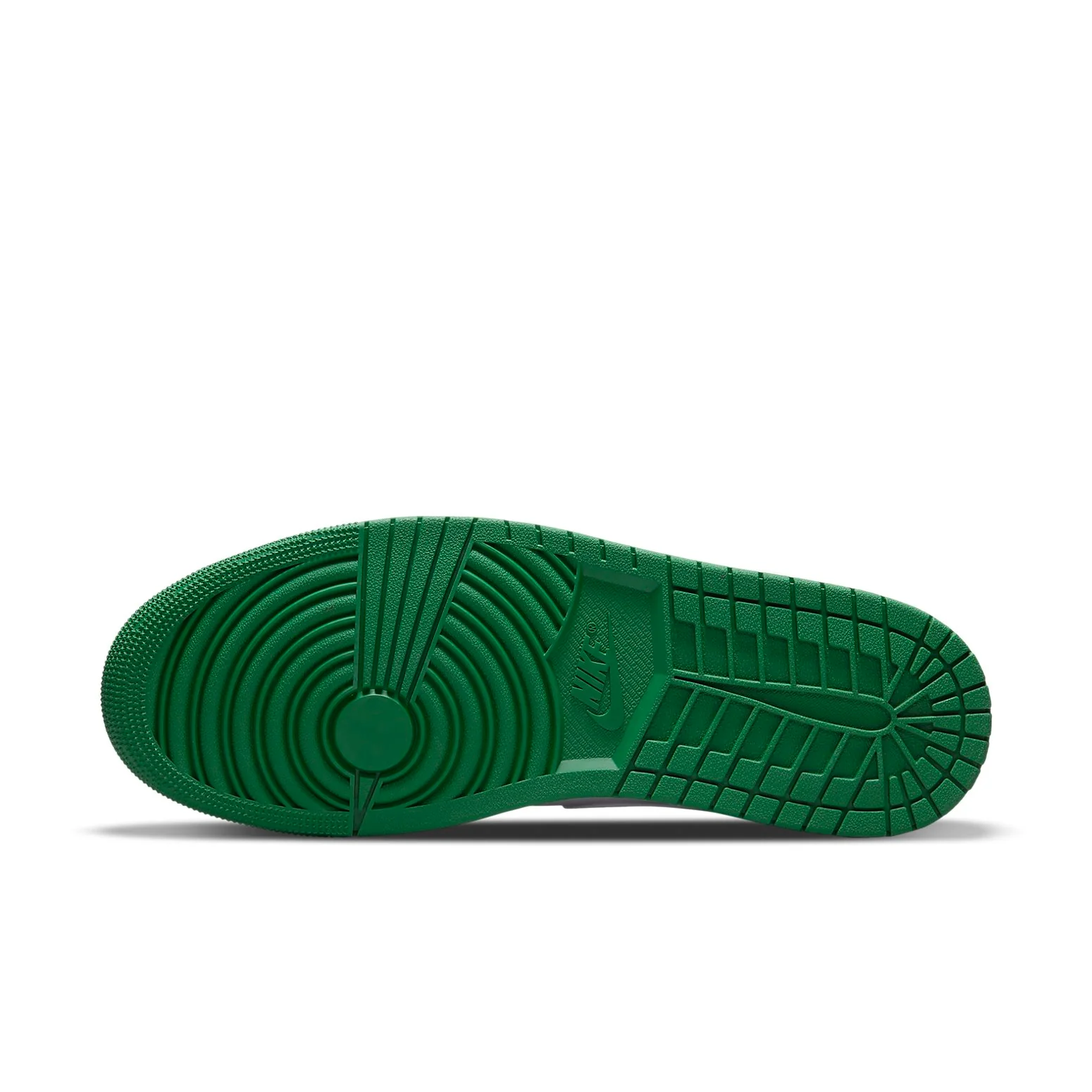 Air Jordan 1 Mid “Grey / Pine Green” (GS) Sneakers - Image 4