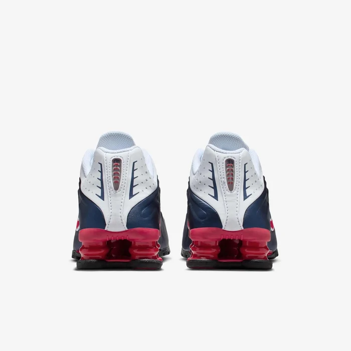 Nike Shox R4 “Midnight Navy / Gym Red / White” Sneakers - Image 6