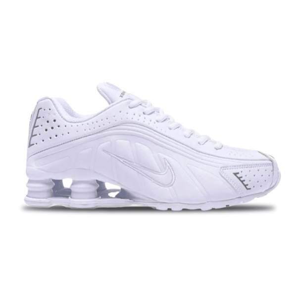 Nike Shox R4 “Triple White” Sneakers - Image 3