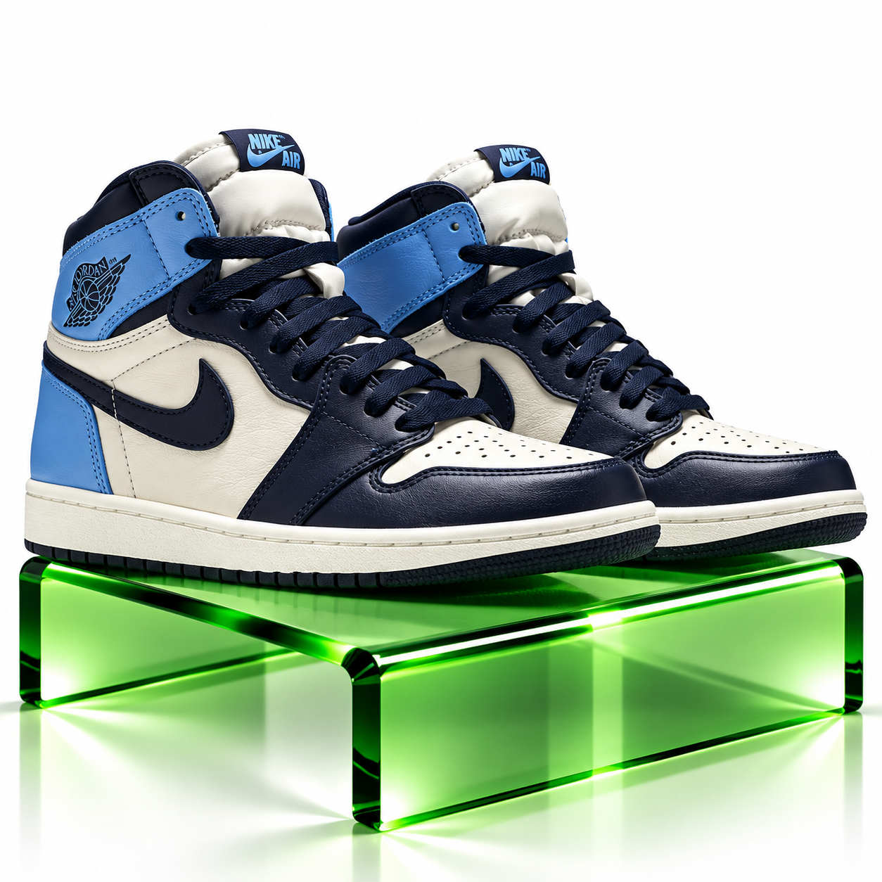 Air Jordan 1 Retro High OG “Obsidian / UNC” Sneakers