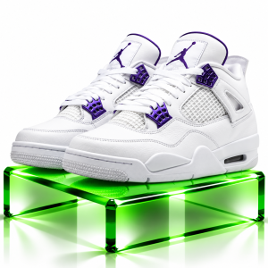 Air Jordan 4 Retro “Metallic Purple” Sneakers