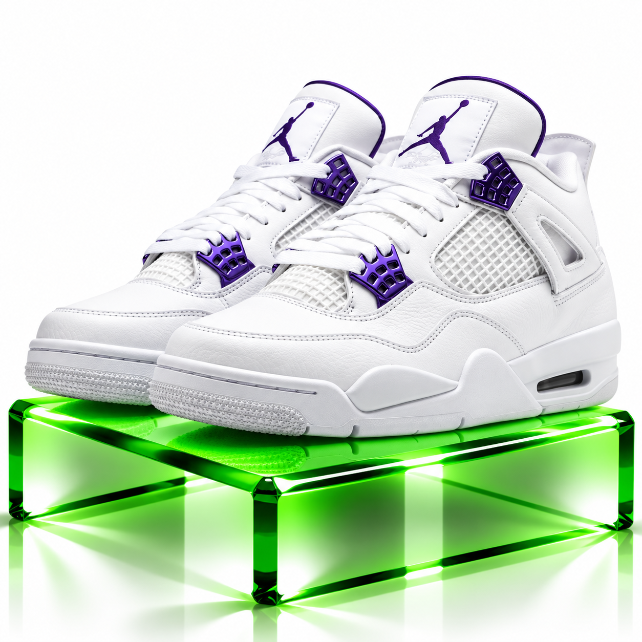 Air Jordan 4 Retro “Metallic Purple” Sneakers