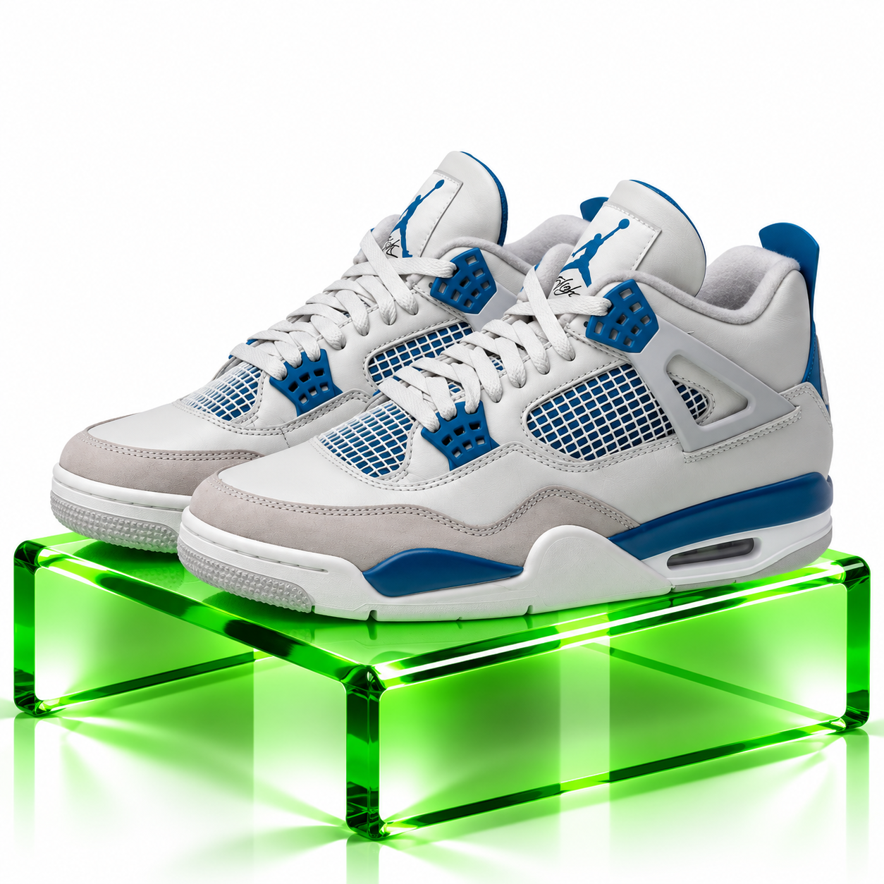 Air Jordan 4 Retro “Military Blue” Sneakers