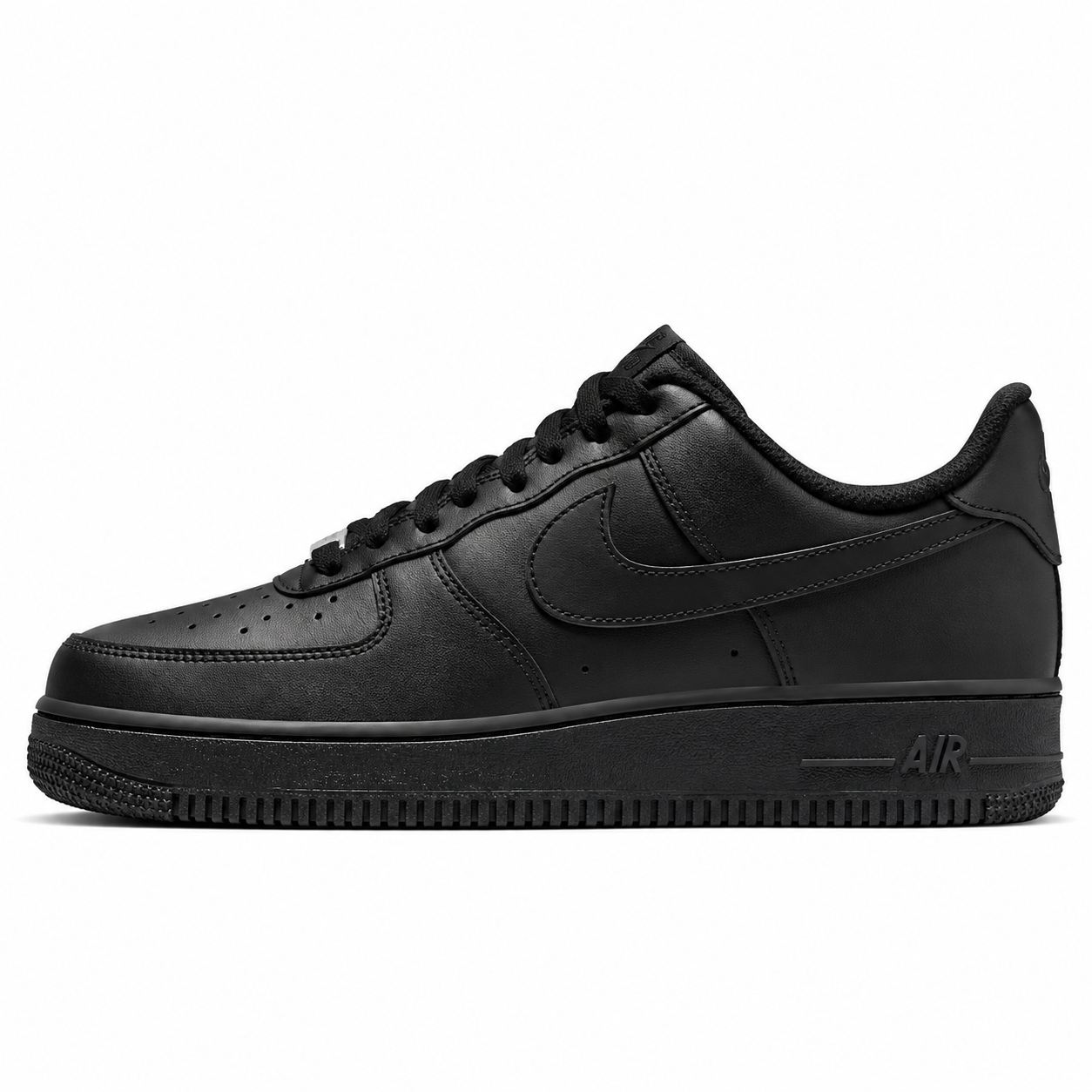 Nike Air Force 1 Low '07 "Triple Black" Sneakers - Image 2