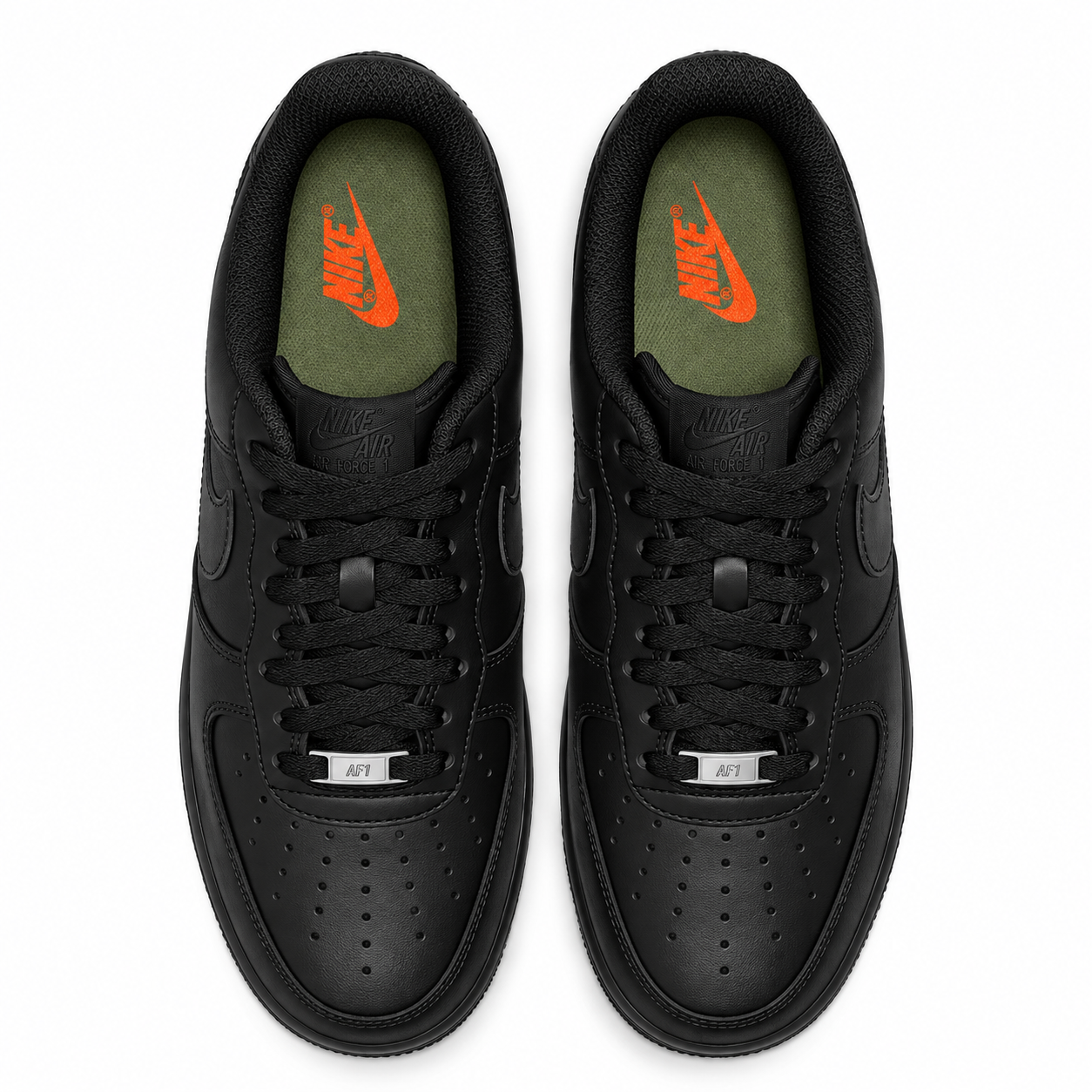 Nike Air Force 1 Low '07 "Triple Black" Sneakers - Image 3