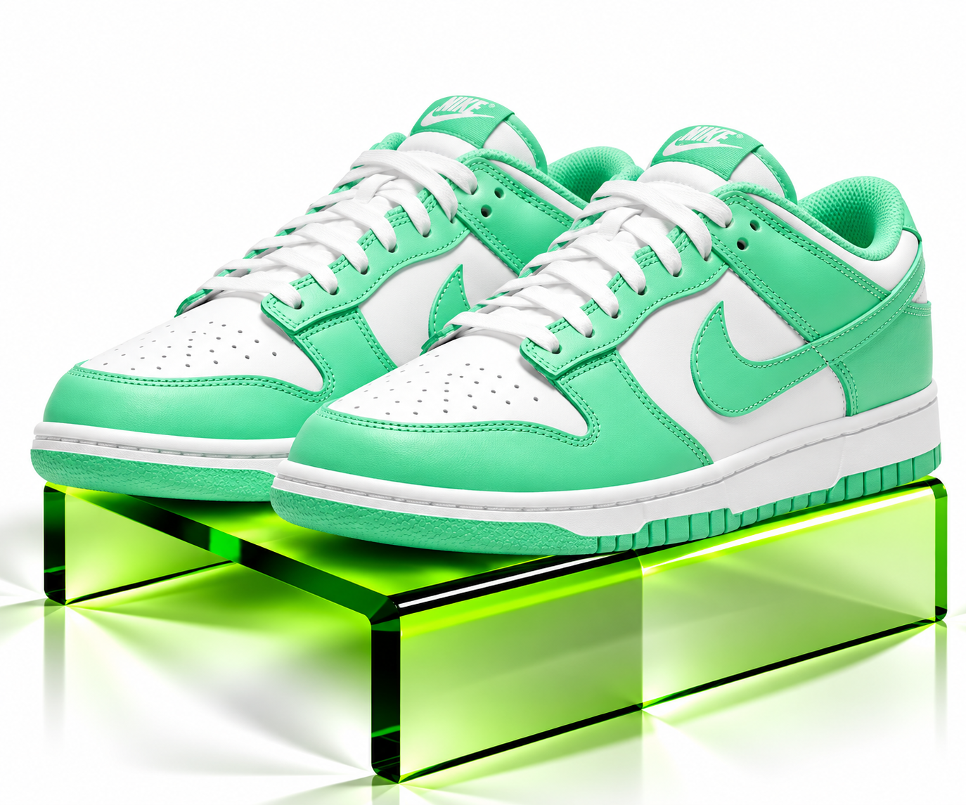 Nike Dunk Low “Green Glow” Sneakers