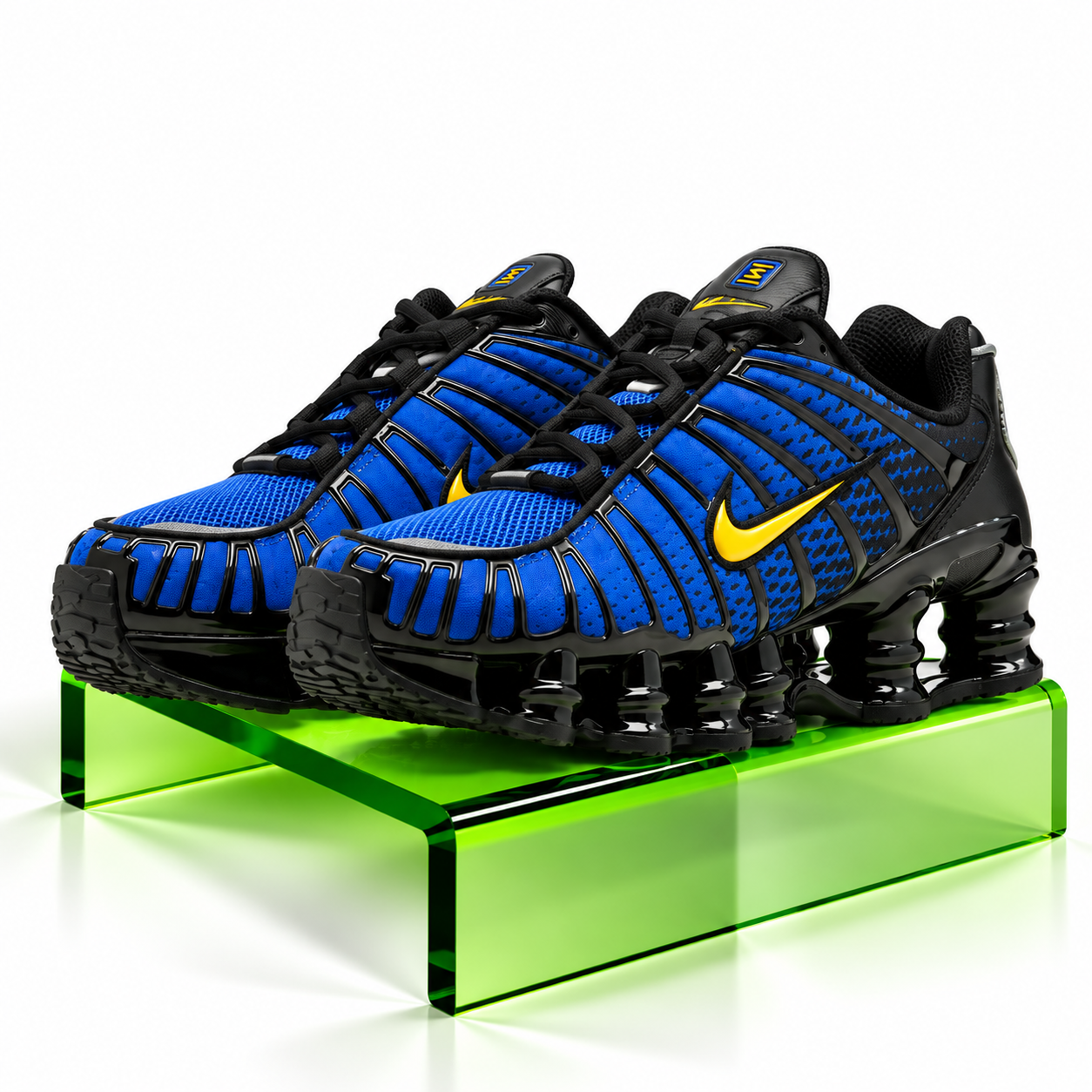 Nike Shox TL “Black / Lyon Blue / Varsity Maize” Sneakers