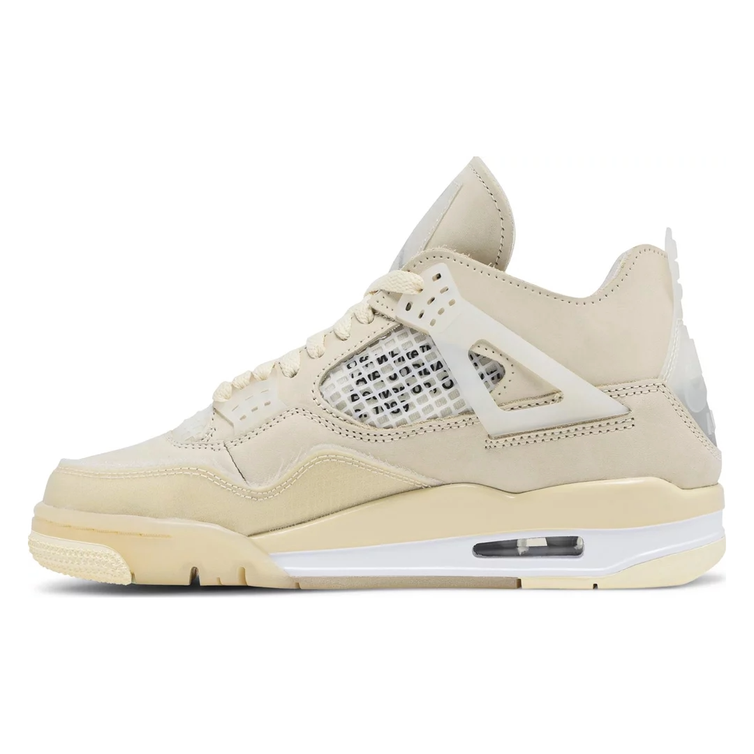 Air Jordan x Off-White Air Jordan 4 Retro SP “Sail” Sneakers - Image 3