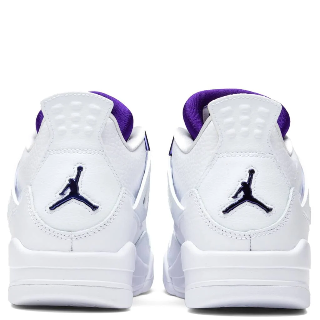 Air Jordan 4 Retro “Metallic Purple” Sneakers - Image 2