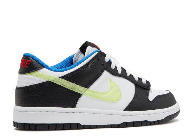 Nike Dunk Low “Black / Volt” (GS) Sneakers - Image 2