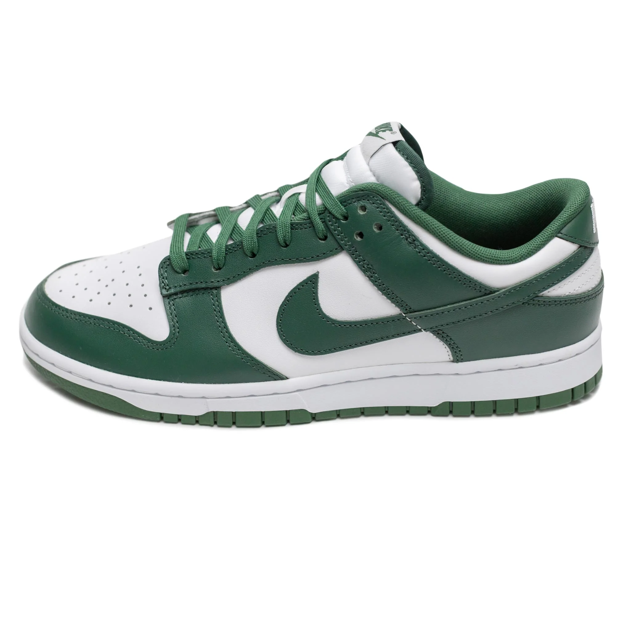 Nike Dunk Low Retro “Michigan State Green” Leather Sneakers - Image 4
