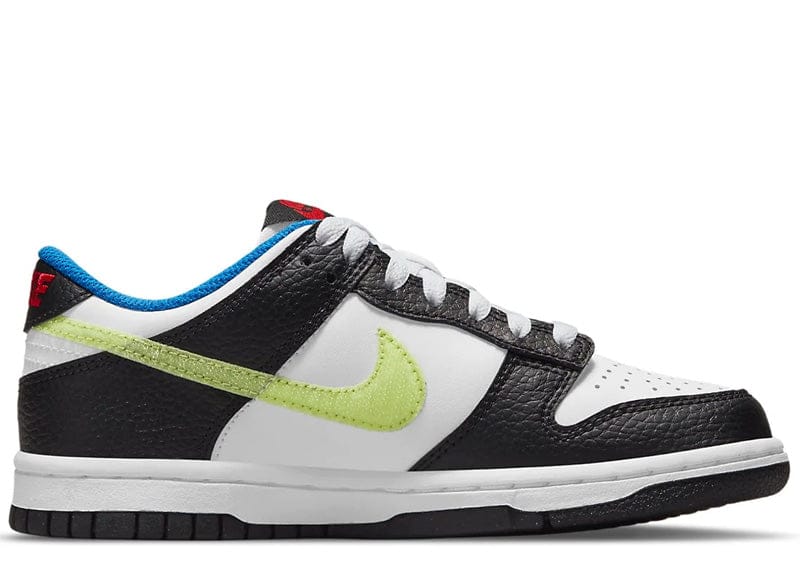 Nike Dunk Low “Black / Volt” (GS) Sneakers - Image 3