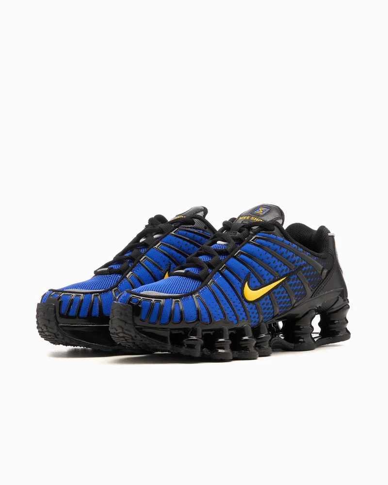 Nike Shox TL “Black / Lyon Blue / Varsity Maize” Sneakers - Image 4